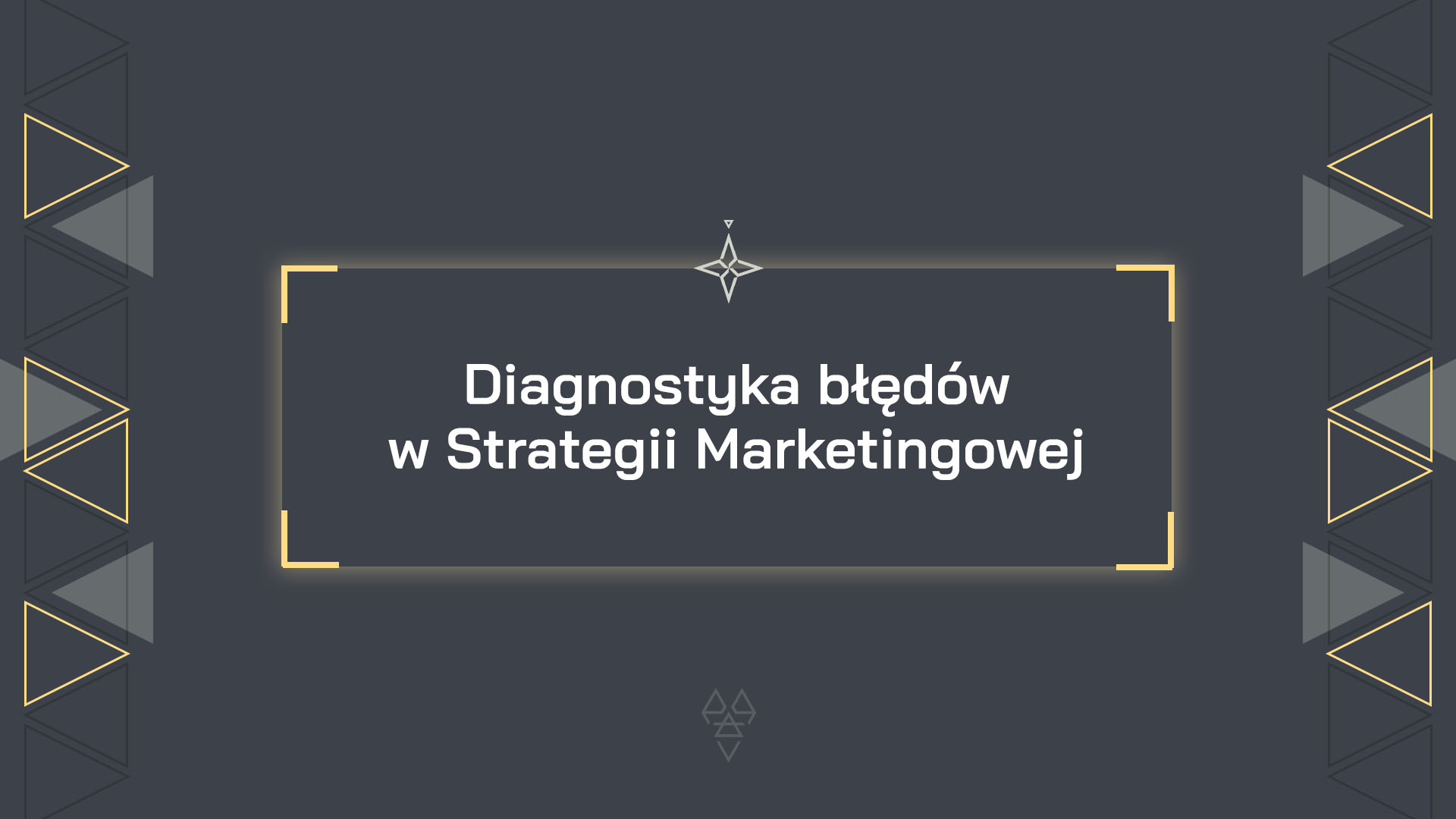 Diagnostyka błędów w Strategii Marketingowej. Matt Kosmaczewski art